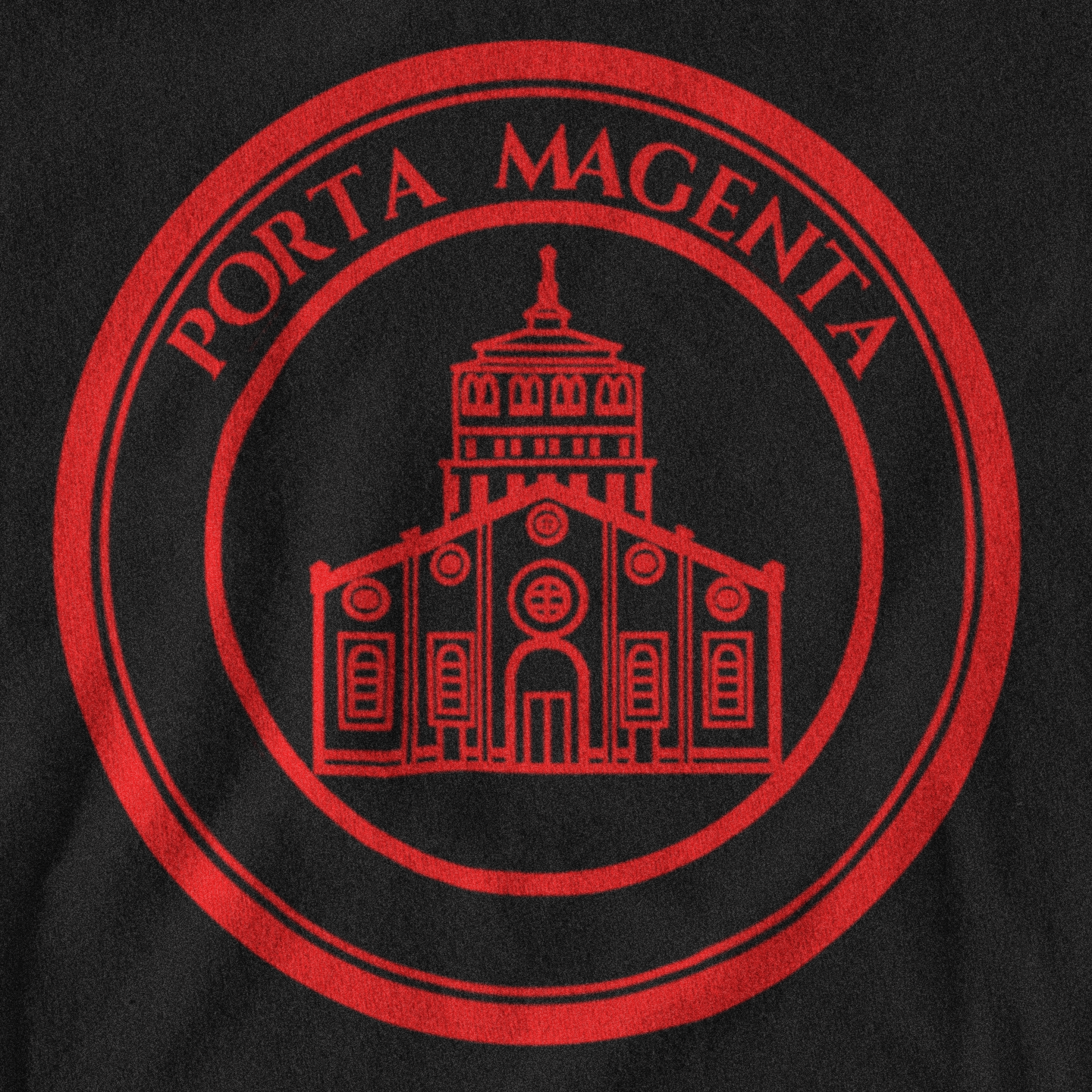MAGLIETTA PORTA MAGENTA ROSSONERA