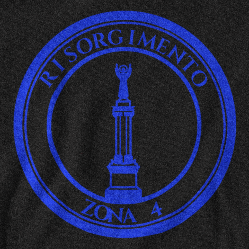 MAGLIETTA RISORGIMENTO (ZONA 4) NERAZZURRA