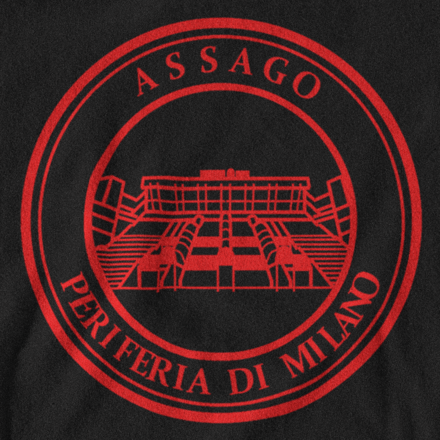 MAGLIETTA ASSAGO ROSSONERA - PERIFERIA DI MILANO