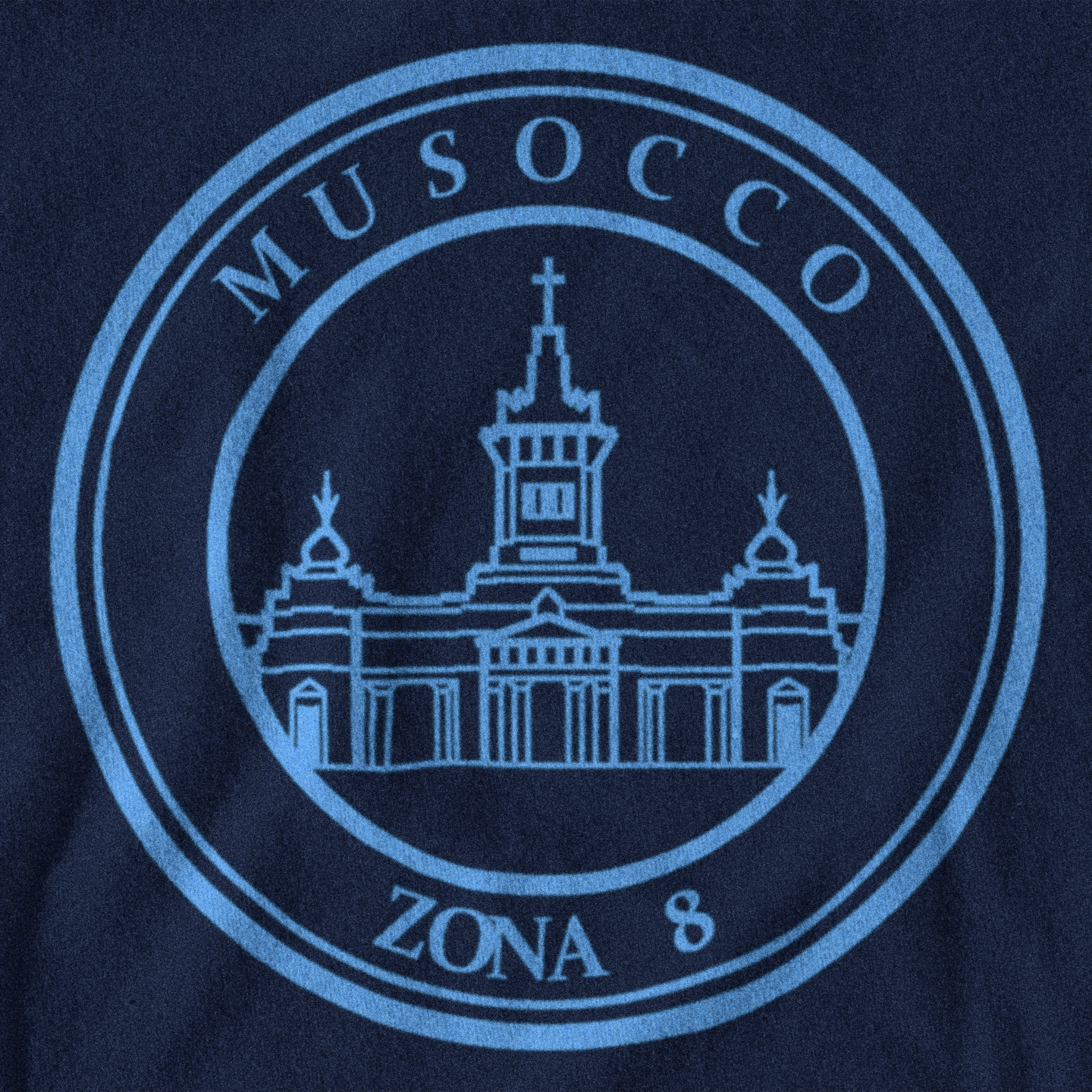 MAGLIETTA MUSOCCO (ZONA 8) NERAZZURRA