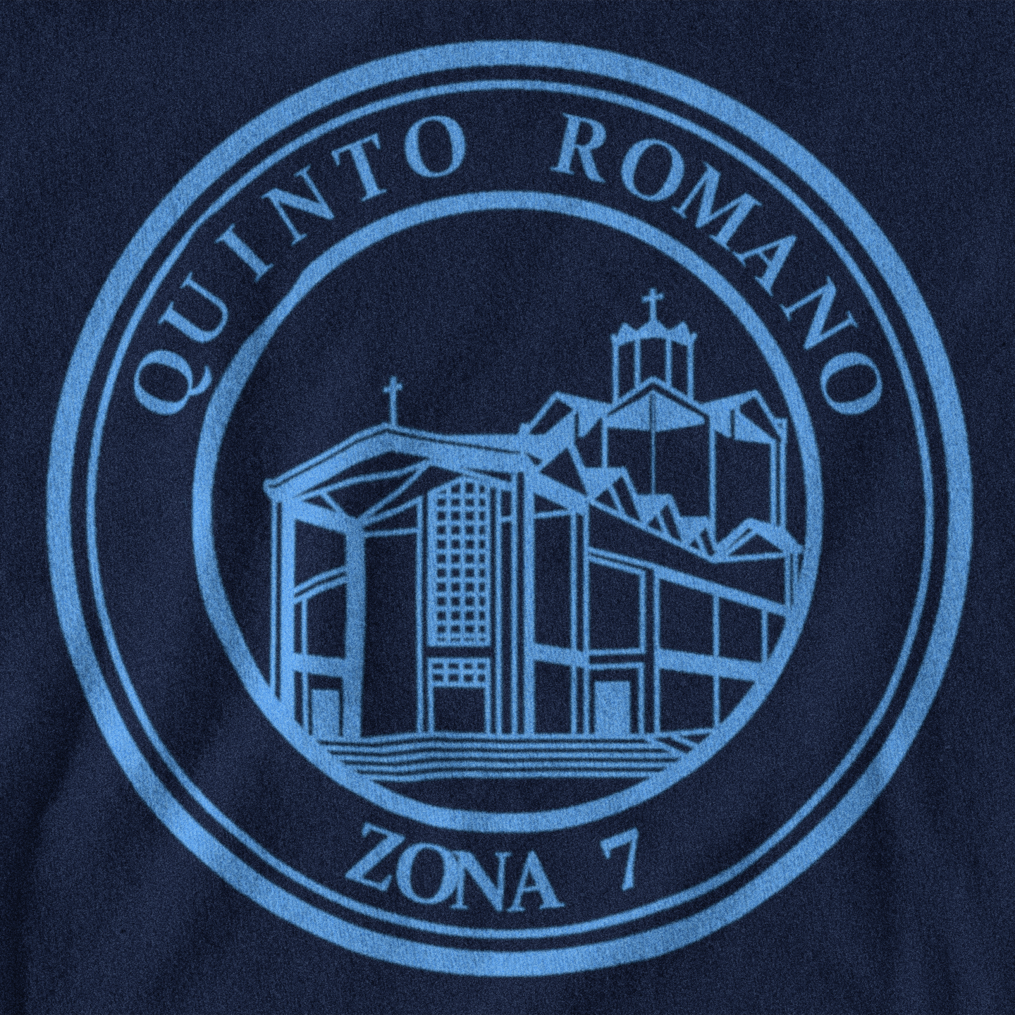 MAGLIETTA QUINTO ROMANO (ZONA 7) NERAZZURRA