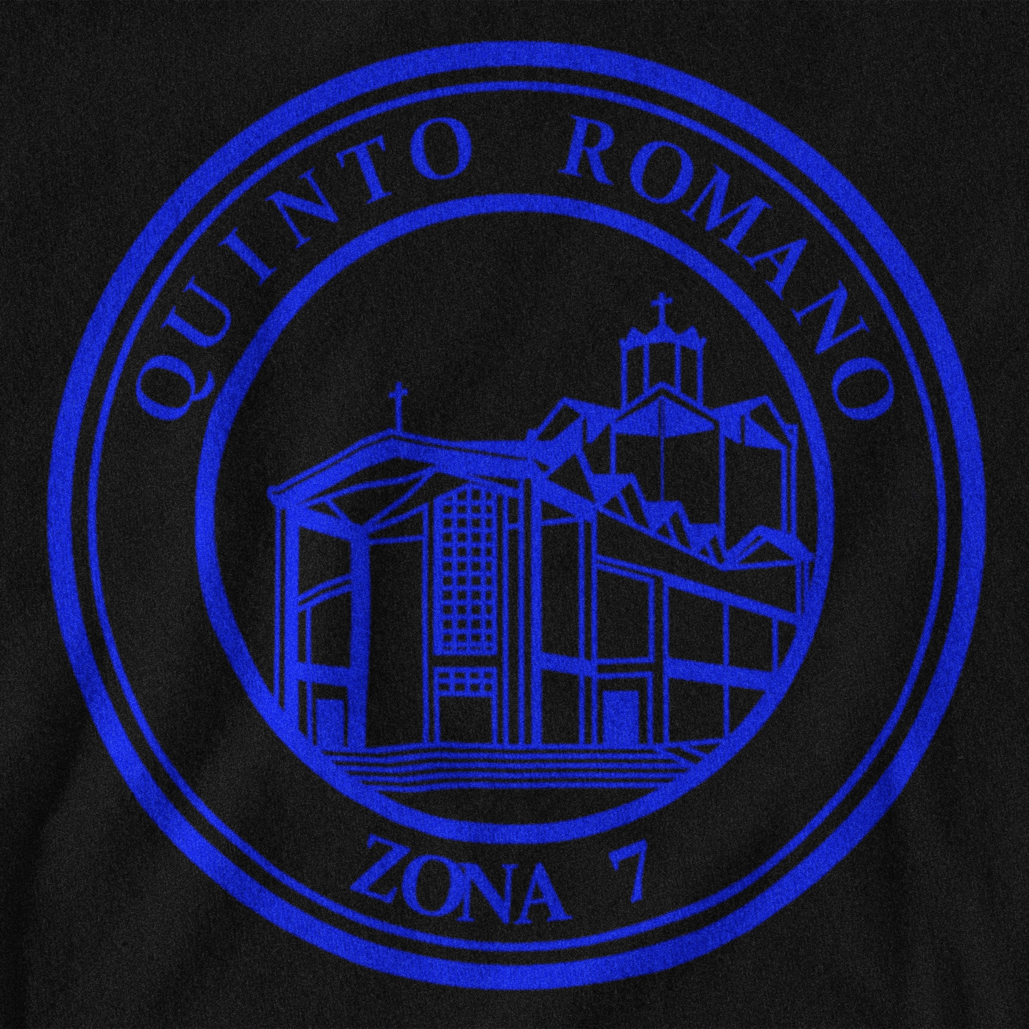 MAGLIETTA QUINTO ROMANO (ZONA 7) NERAZZURRA