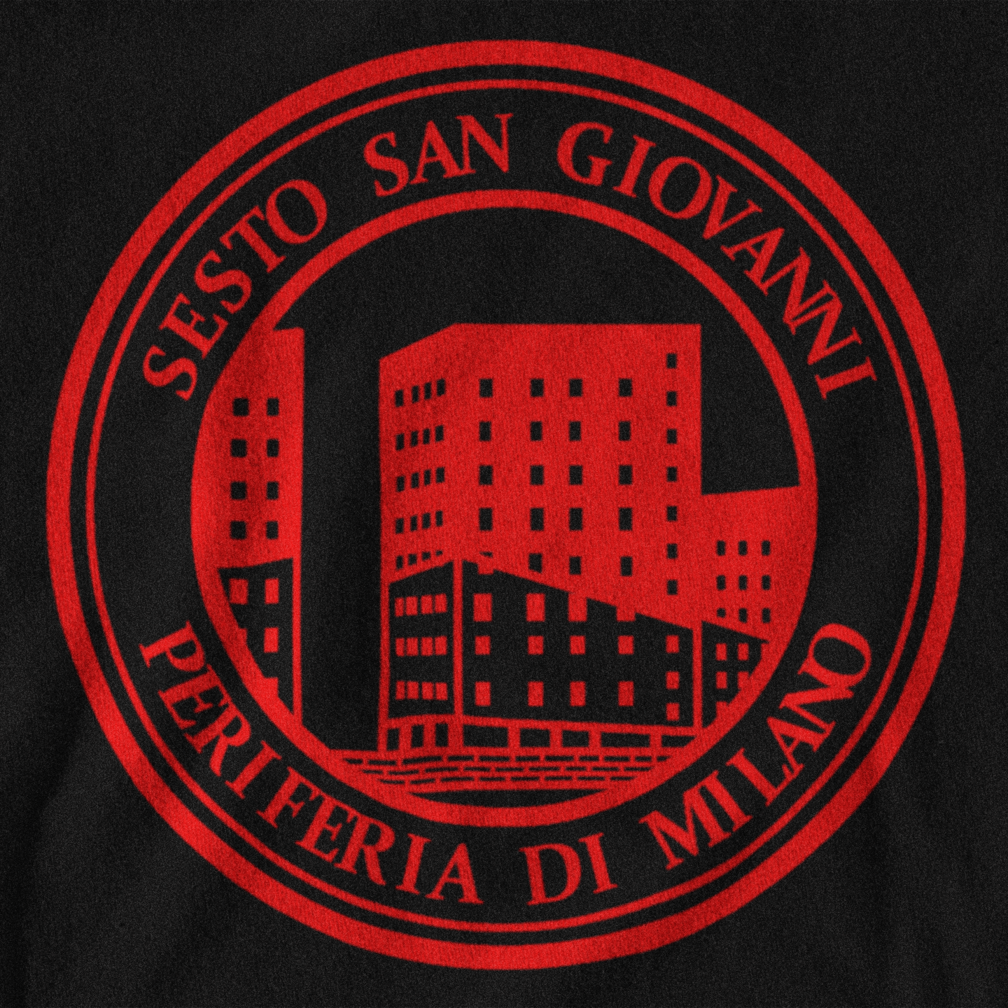 MAGLIETTA SESTO SAN GIOVANNI ROSSONERA - PERIFERIA DI MILANO