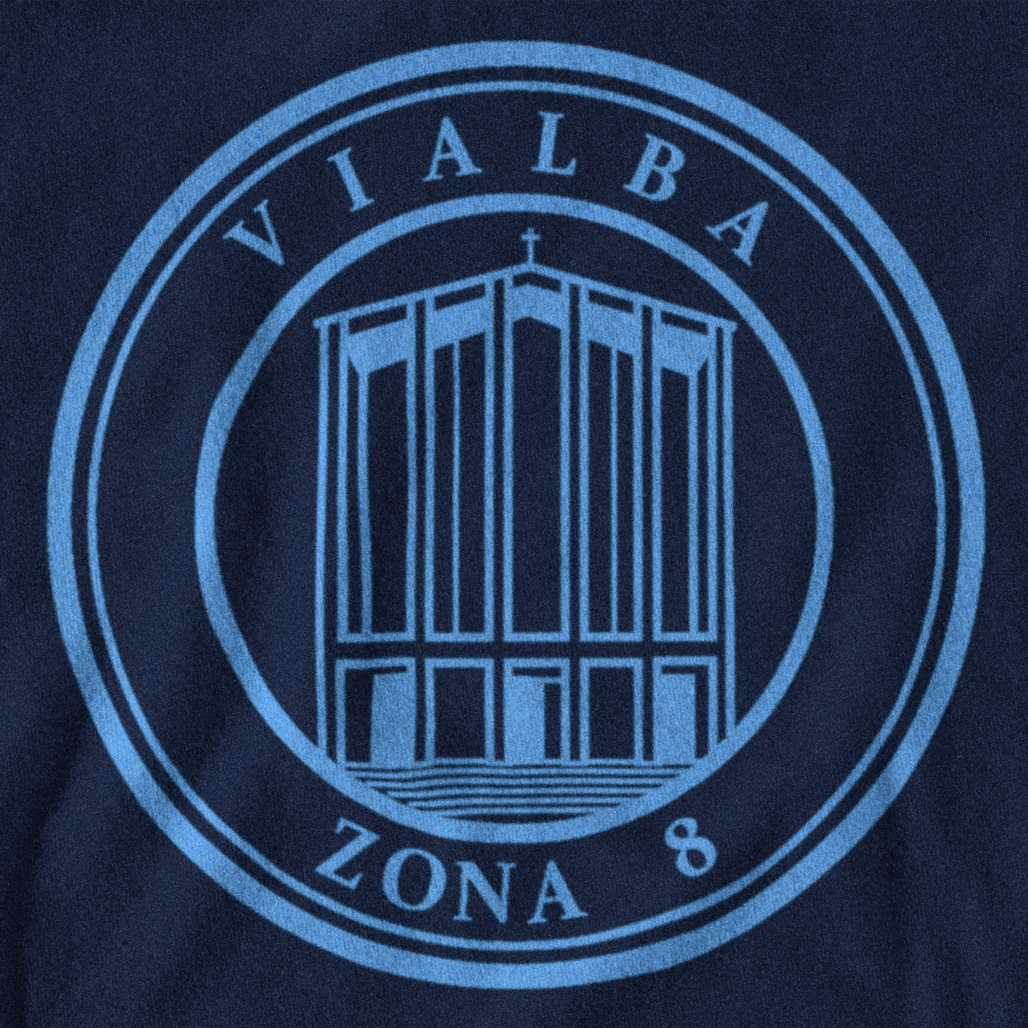 MAGLIETTA VIALBA (ZONA 8) NERAZURRA