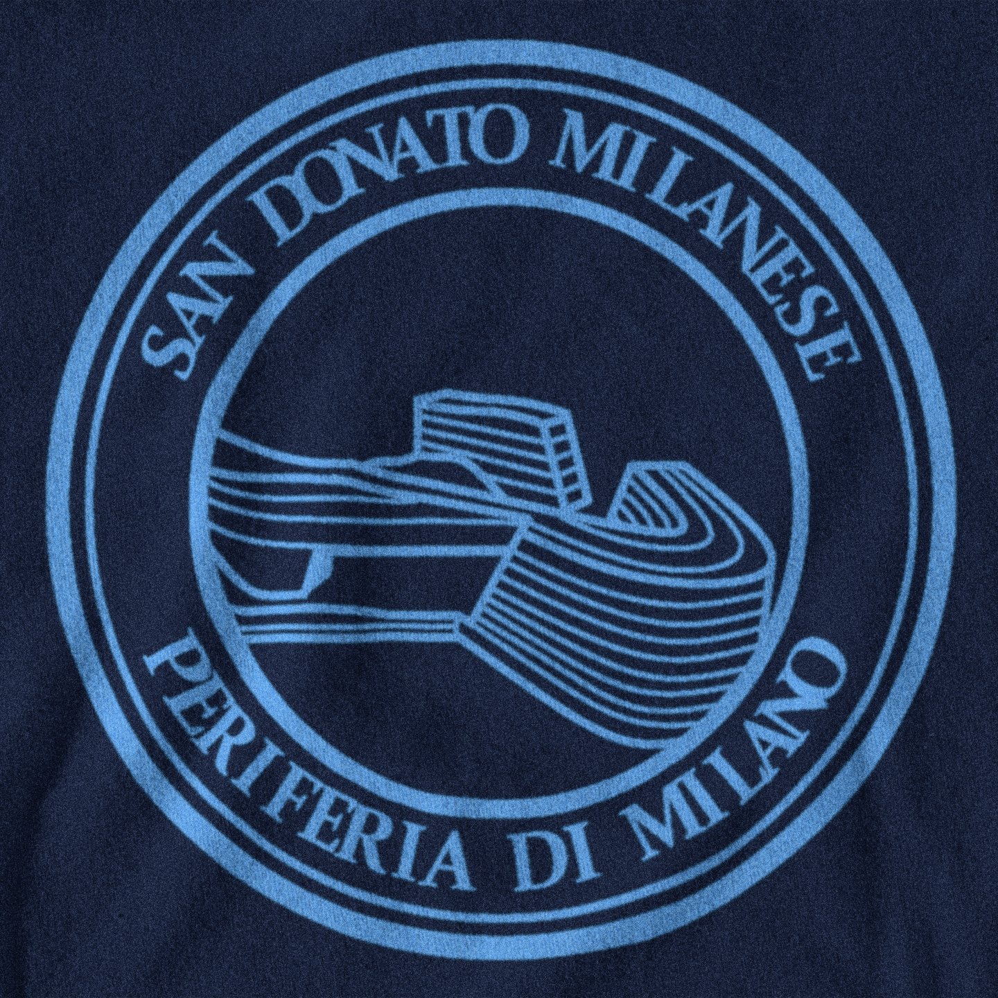 MAGLIETTA SAN DONATO MILANESE NERAZZURRA - PERIFERIA DI MILANO