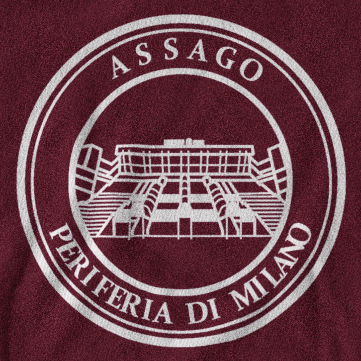 MAGLIETTA ASSAGO ROSSONERA - PERIFERIA DI MILANO