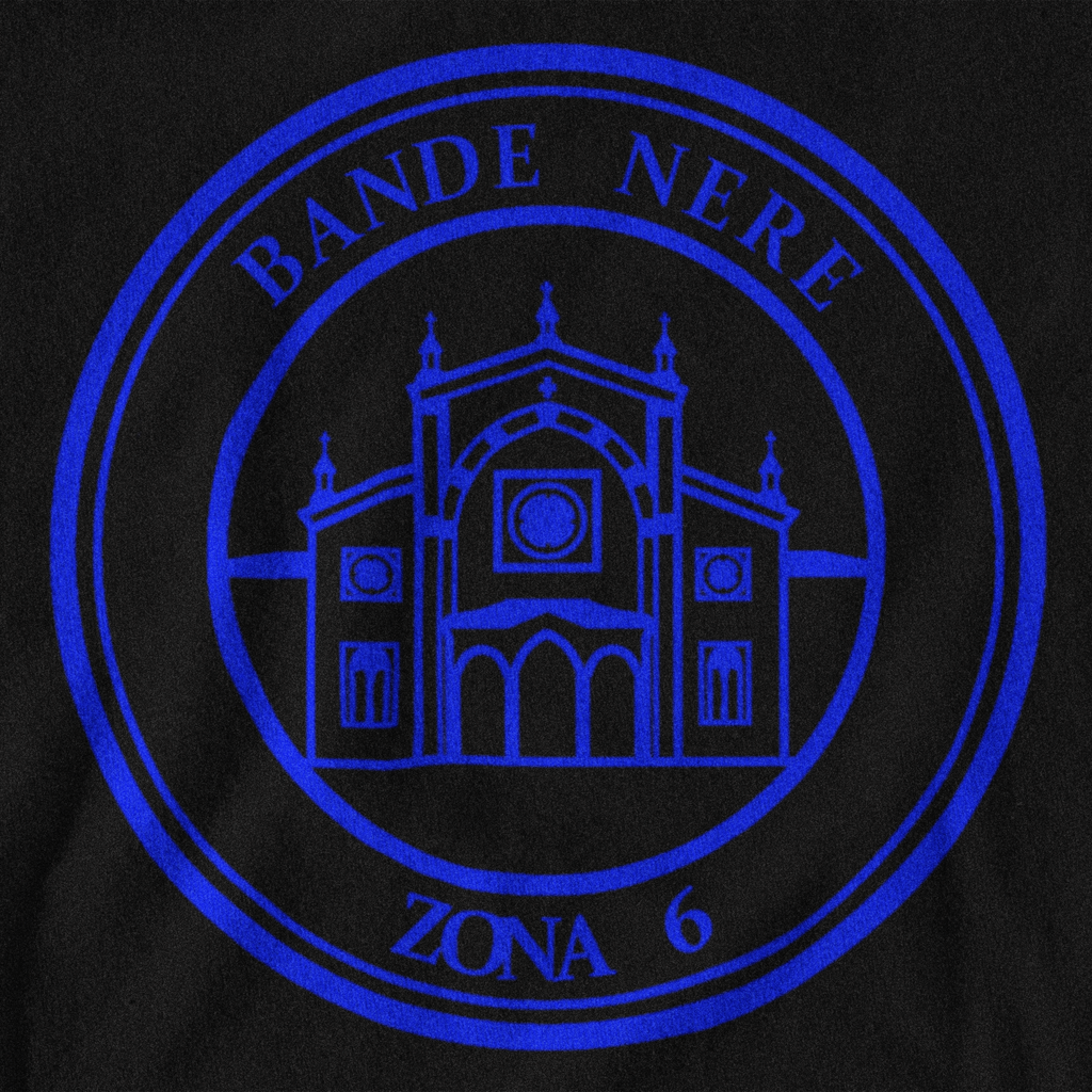 MAGLIETTA BANDE NERE (ZONA 6) NERAZZURRA
