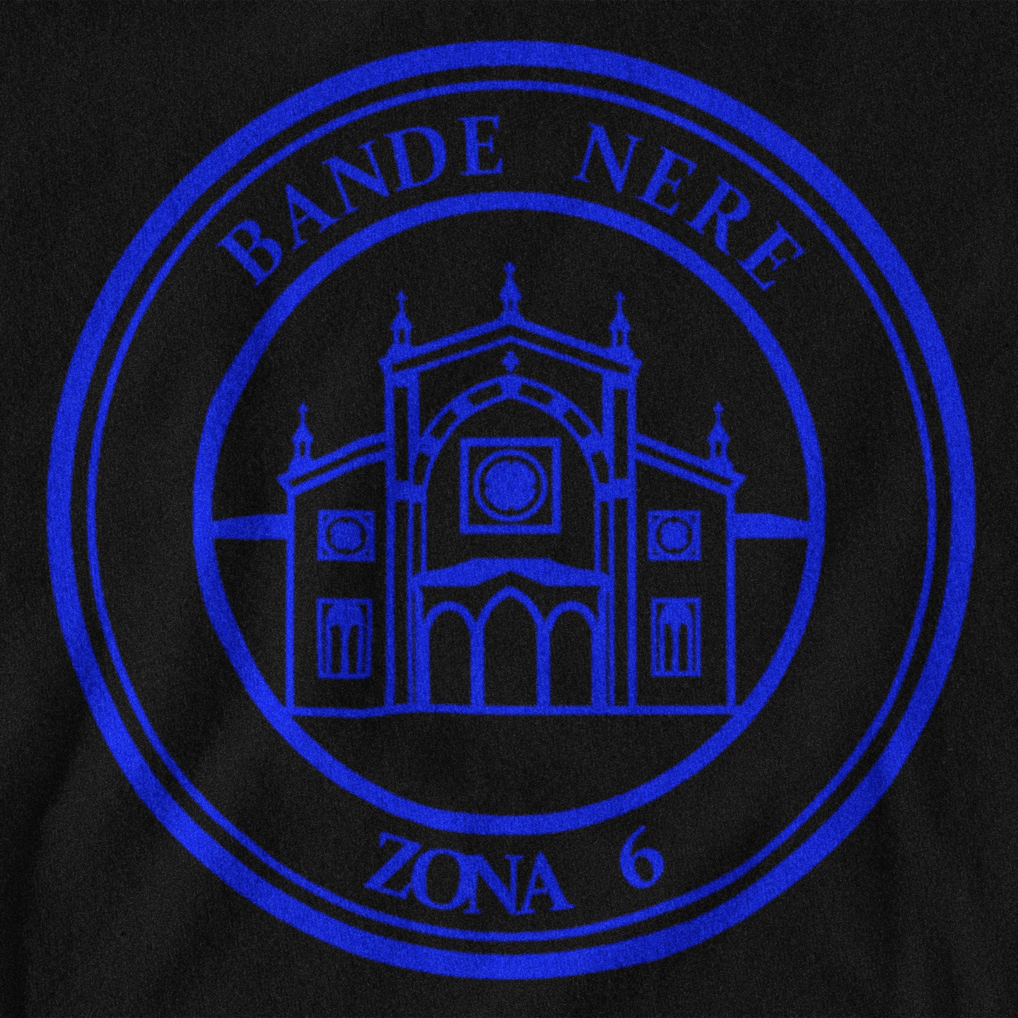 MAGLIETTA BANDE NERE (ZONA 6) NERAZZURRA