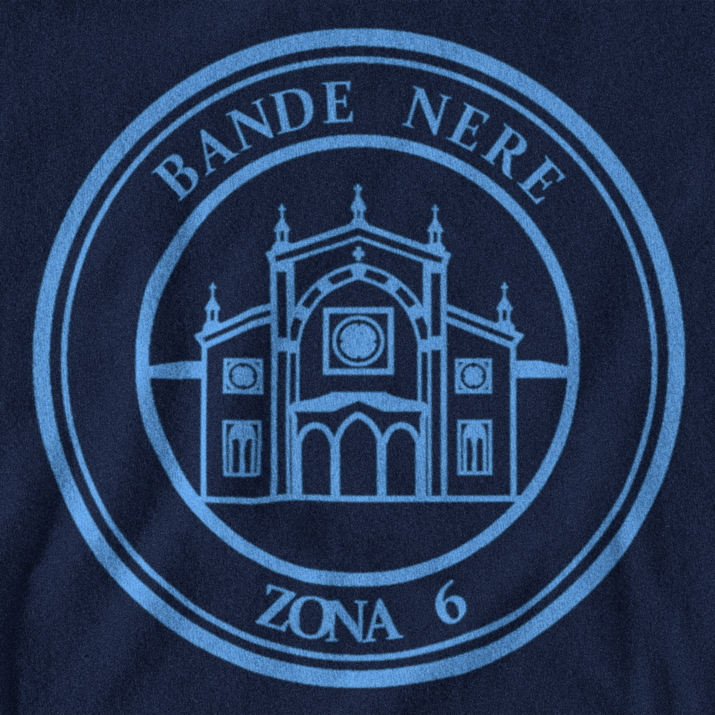 MAGLIETTA BANDE NERE (ZONA 6) NERAZZURRA