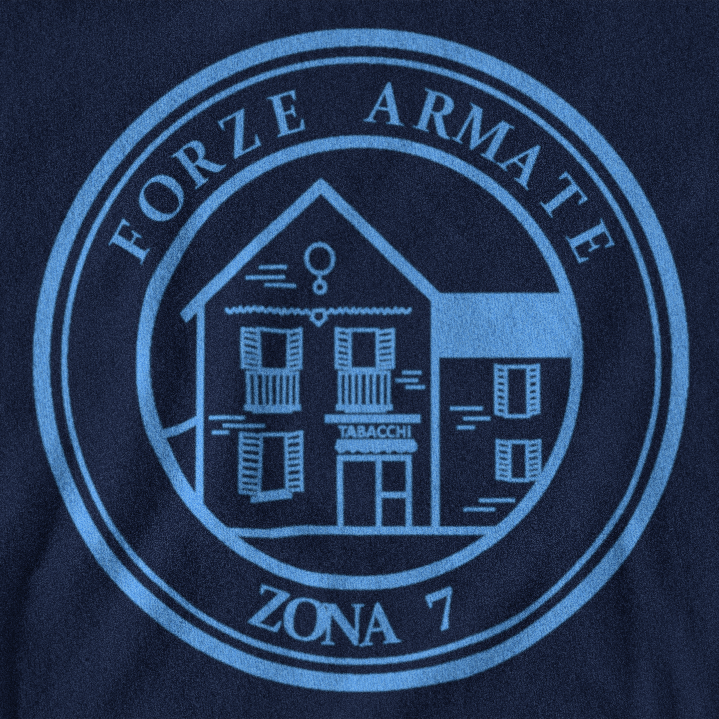 MAGLIETTA FORZE ARMATE (ZONA 7) NERAZZURRA