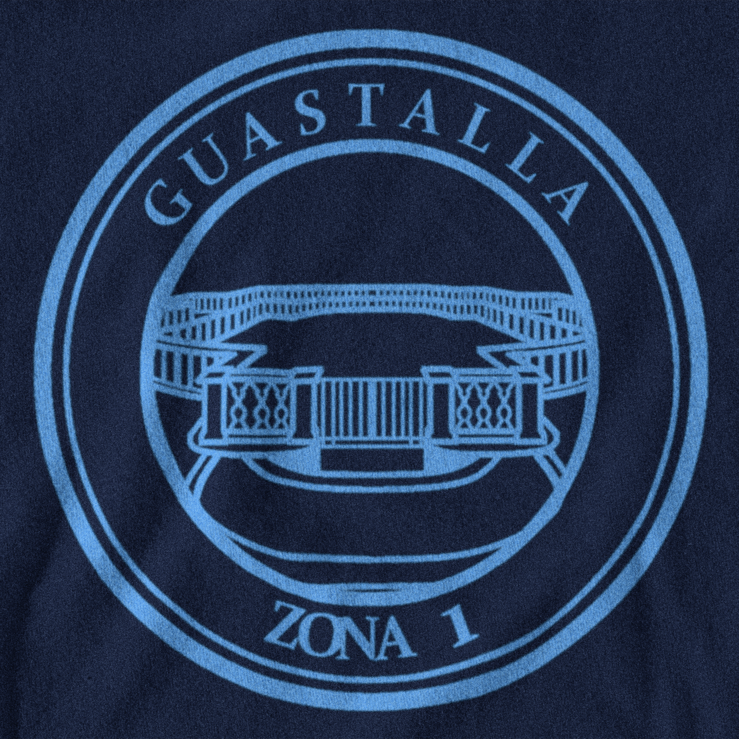 MAGLIETTA GUASTALLA (ZONA 1) NERAZZURRA