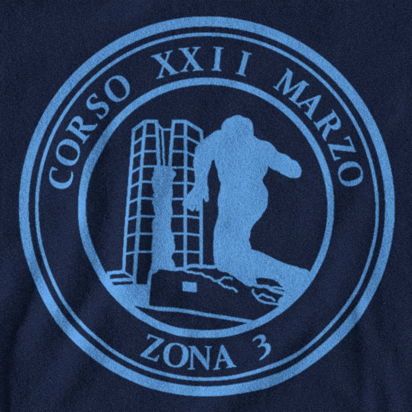 MAGLIETTA CORSO XXII MARZO (ZONA 3) NERAZZURRA