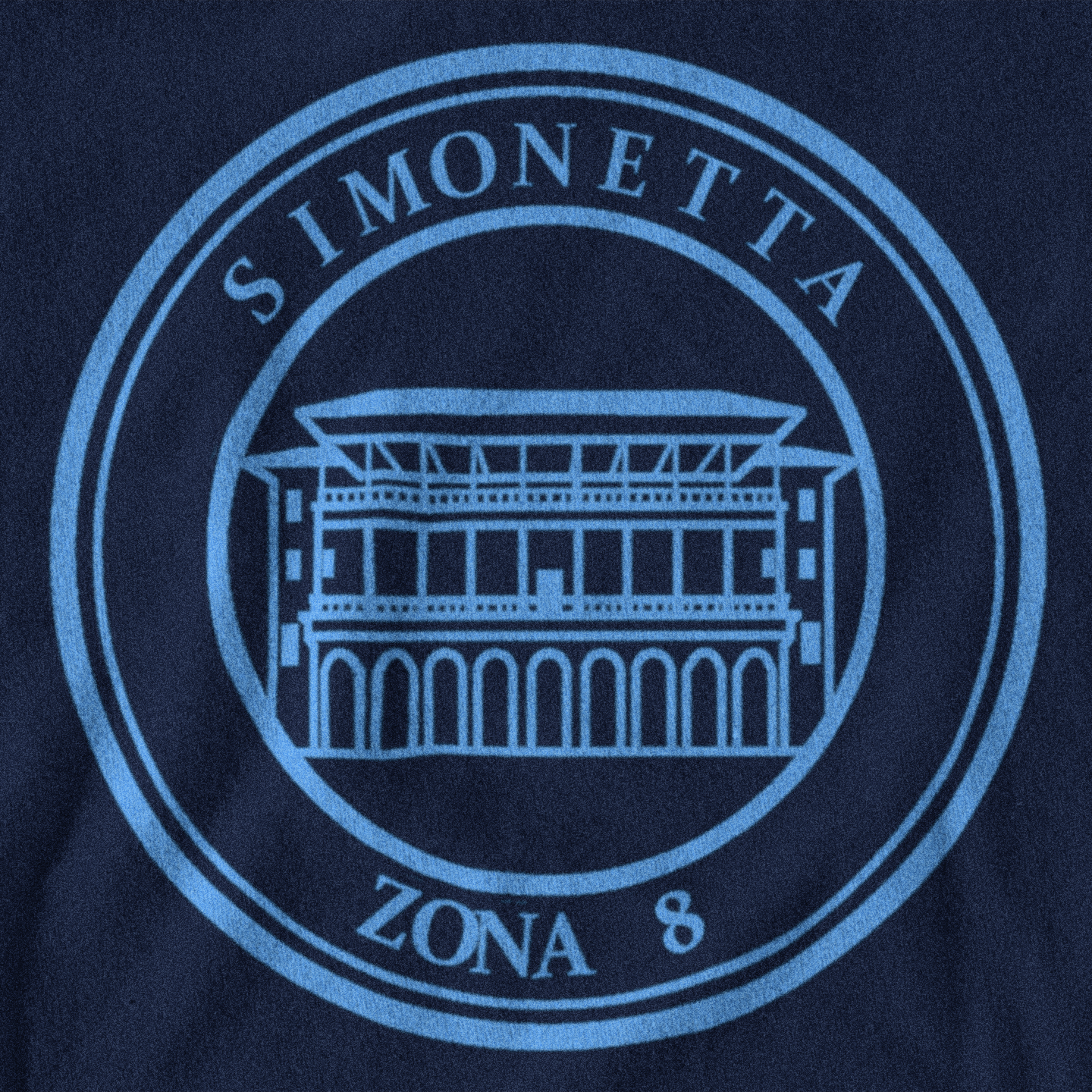 MAGLIETTA SIMONETTA (ZONA 8) NERAZZURRA