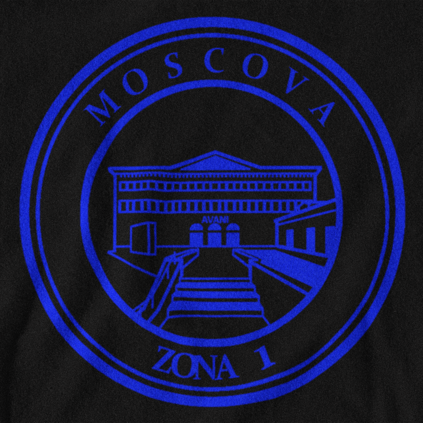 MAGLIETTA MOSCOVA (ZONA 1) NERAZZURRA