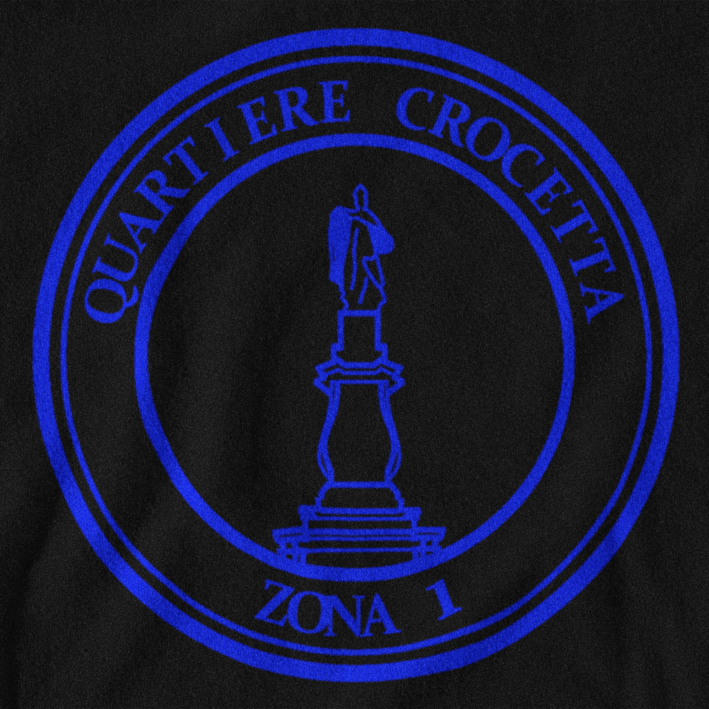 MAGLIETTA CROCETTA (ZONA 1) NERAZZURRA