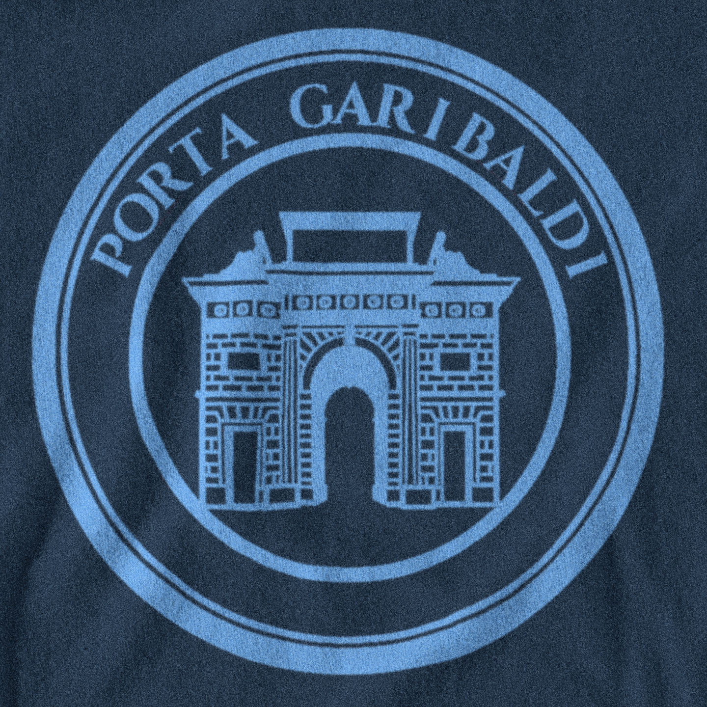 MAGLIETTA PORTA GARIBALDI NERAZZURRA