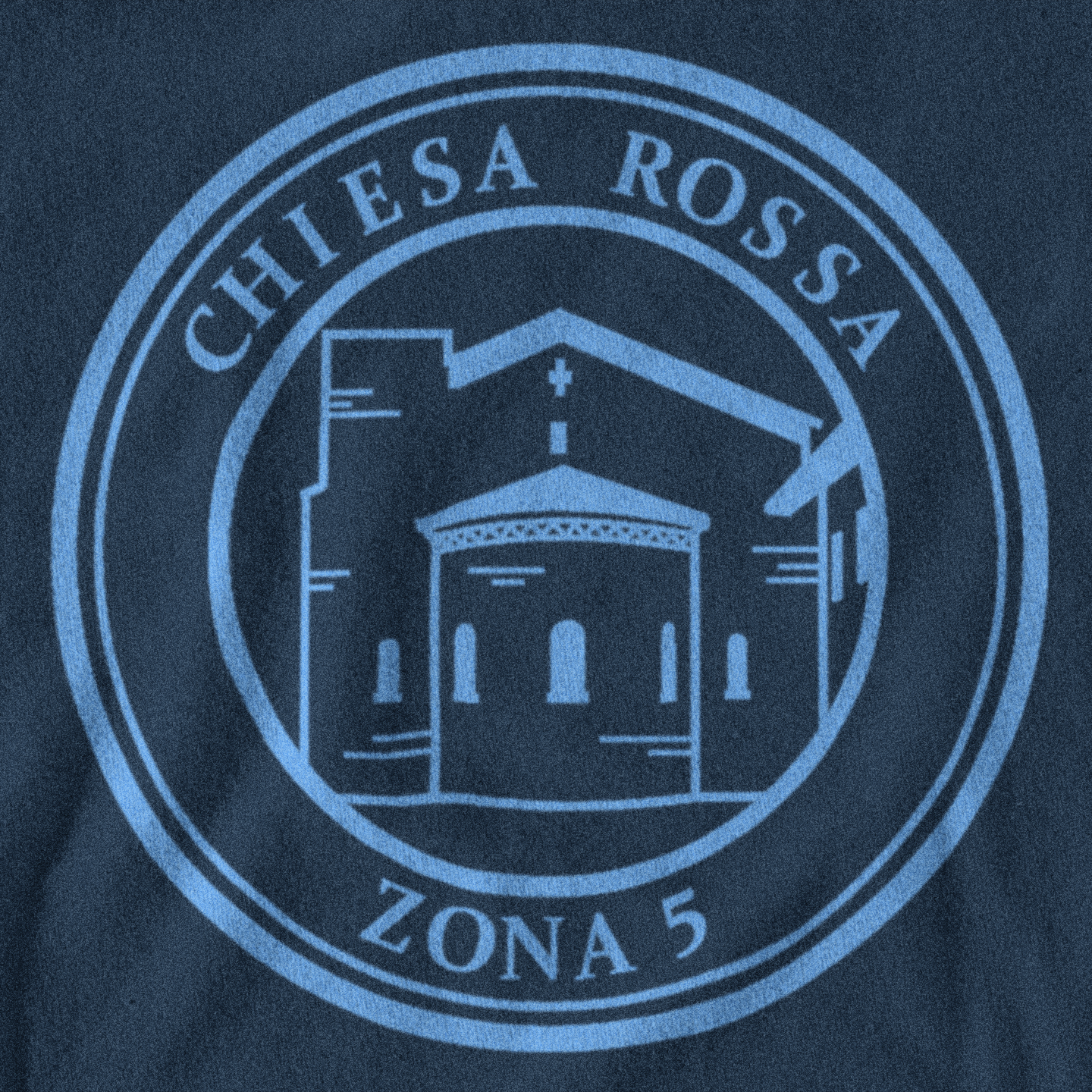 MAGLIETTA CHIESA ROSSA (ZONA 5) NERAZZURRA