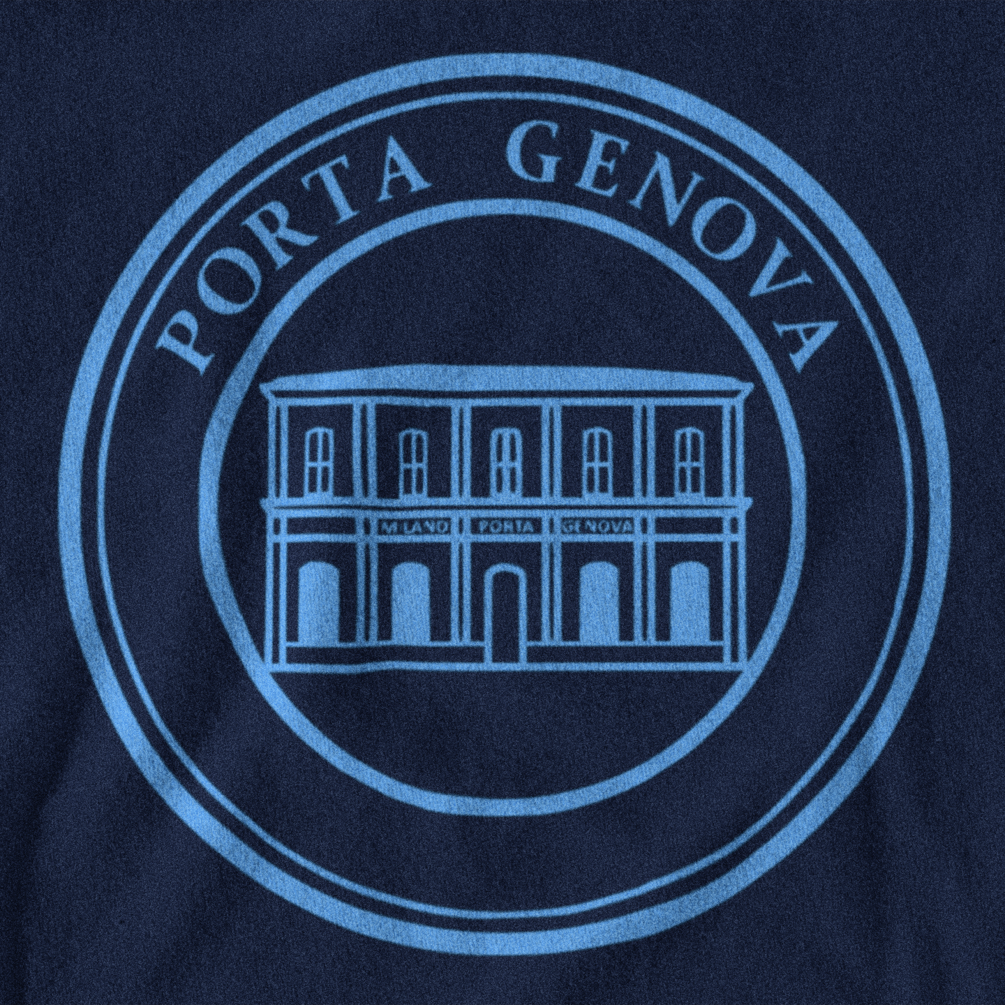 MAGLIETTA PORTA GENOVA NERAZZURRA