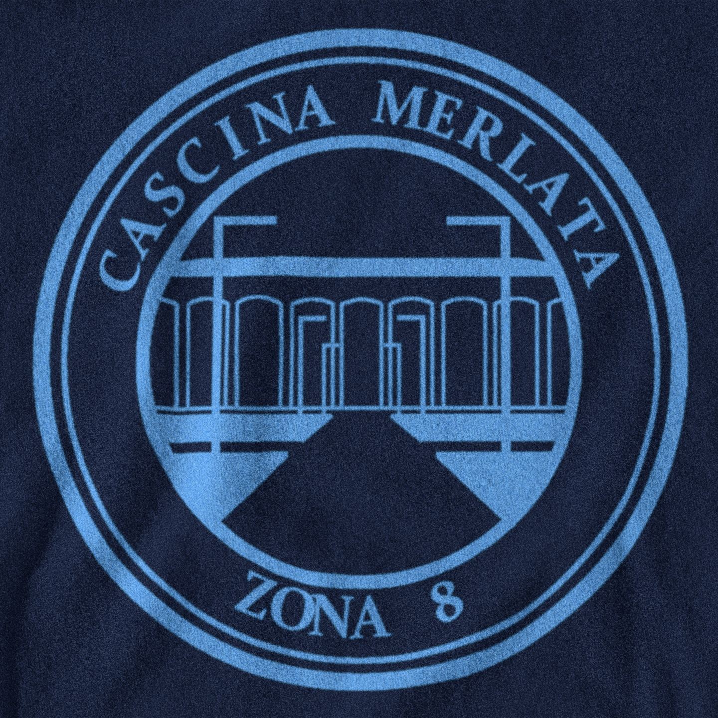 MAGLIETTA CASCINA MERLATA (ZONA 8) NERAZZURRA