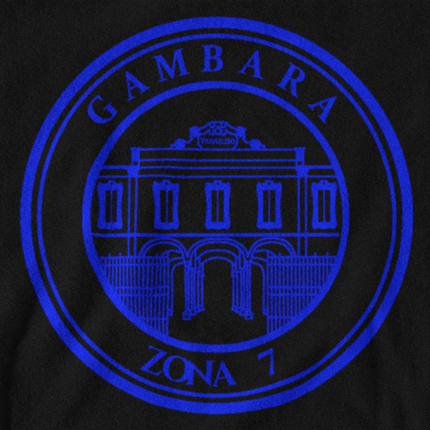 MAGLIETTA GAMBARA (ZONA 7) NERAZZURRO