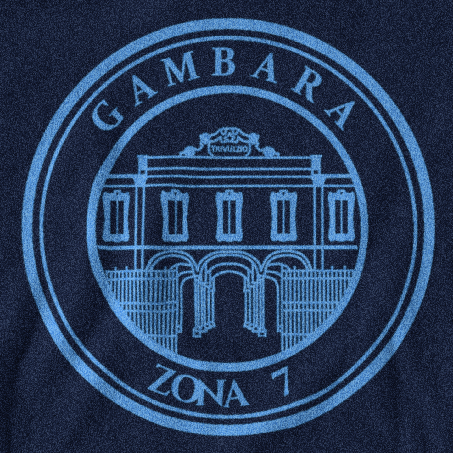 MAGLIETTA GAMBARA (ZONA 7) NERAZZURRO