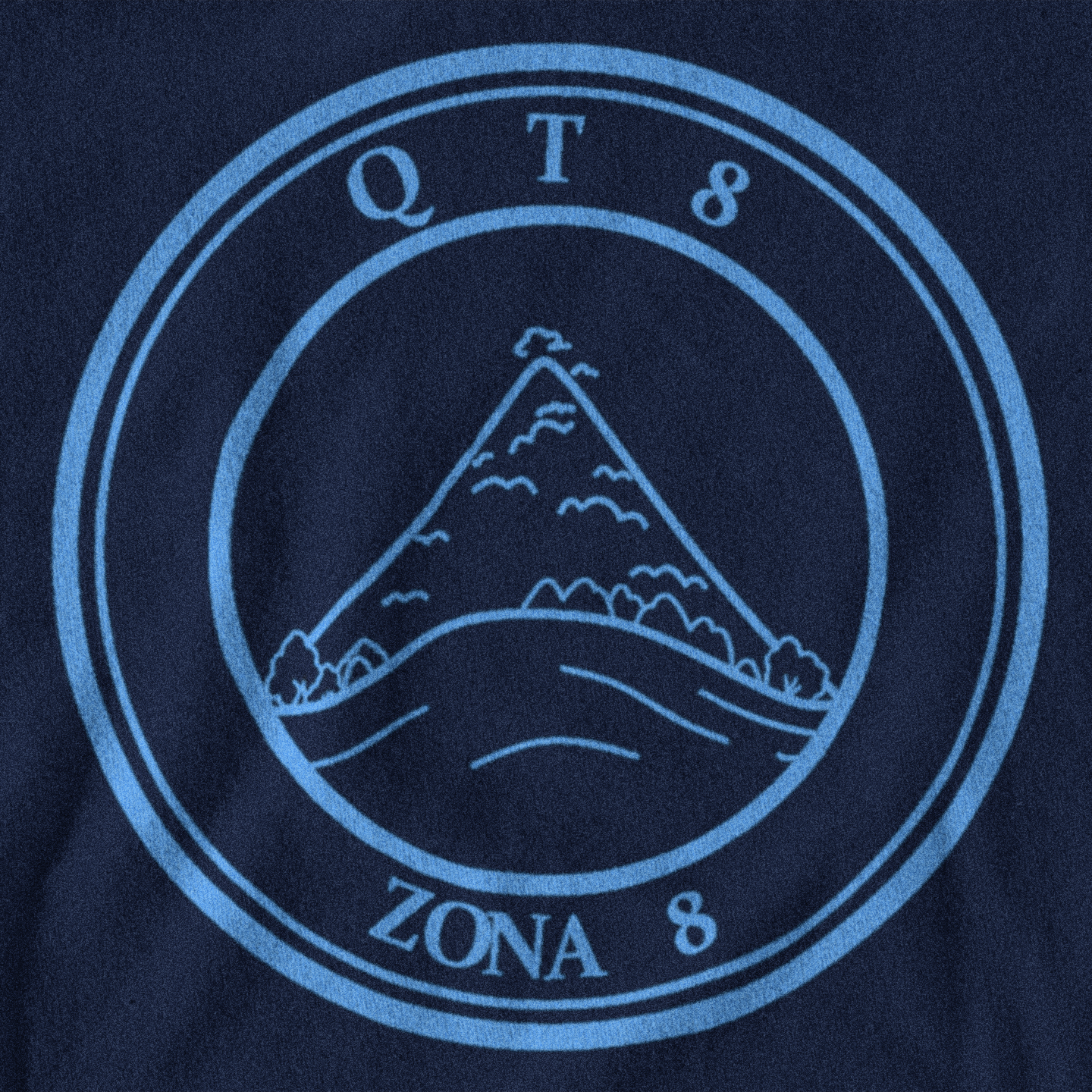 MAGLIETTA QT8 (ZONA 8) NERAZZURRA