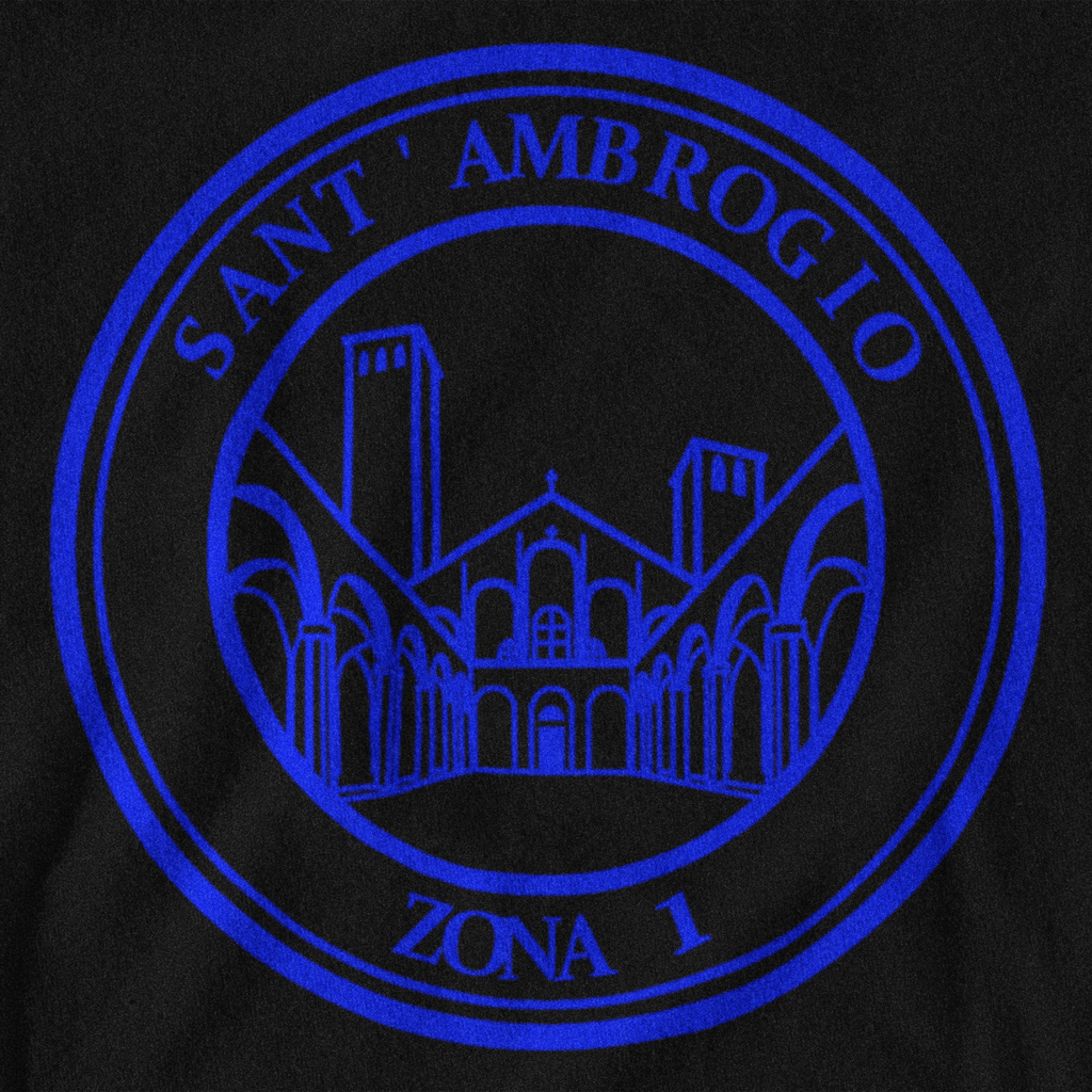 MAGLIETTA SANT'AMBROGIO (ZONA 1) NERAZZURRA