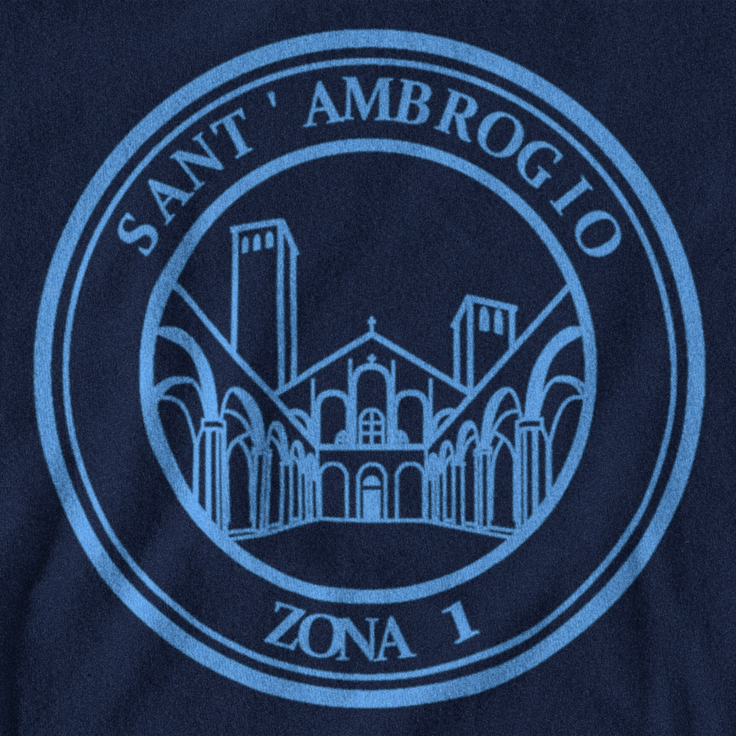 MAGLIETTA SANT'AMBROGIO (ZONA 1) NERAZZURRA