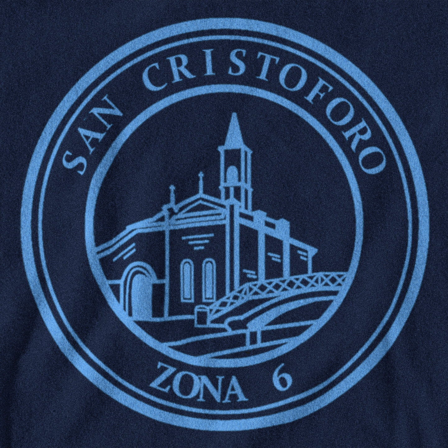 MAGLIETTA SAN CRISTOFORO (ZONA 6) NERAZZURRA