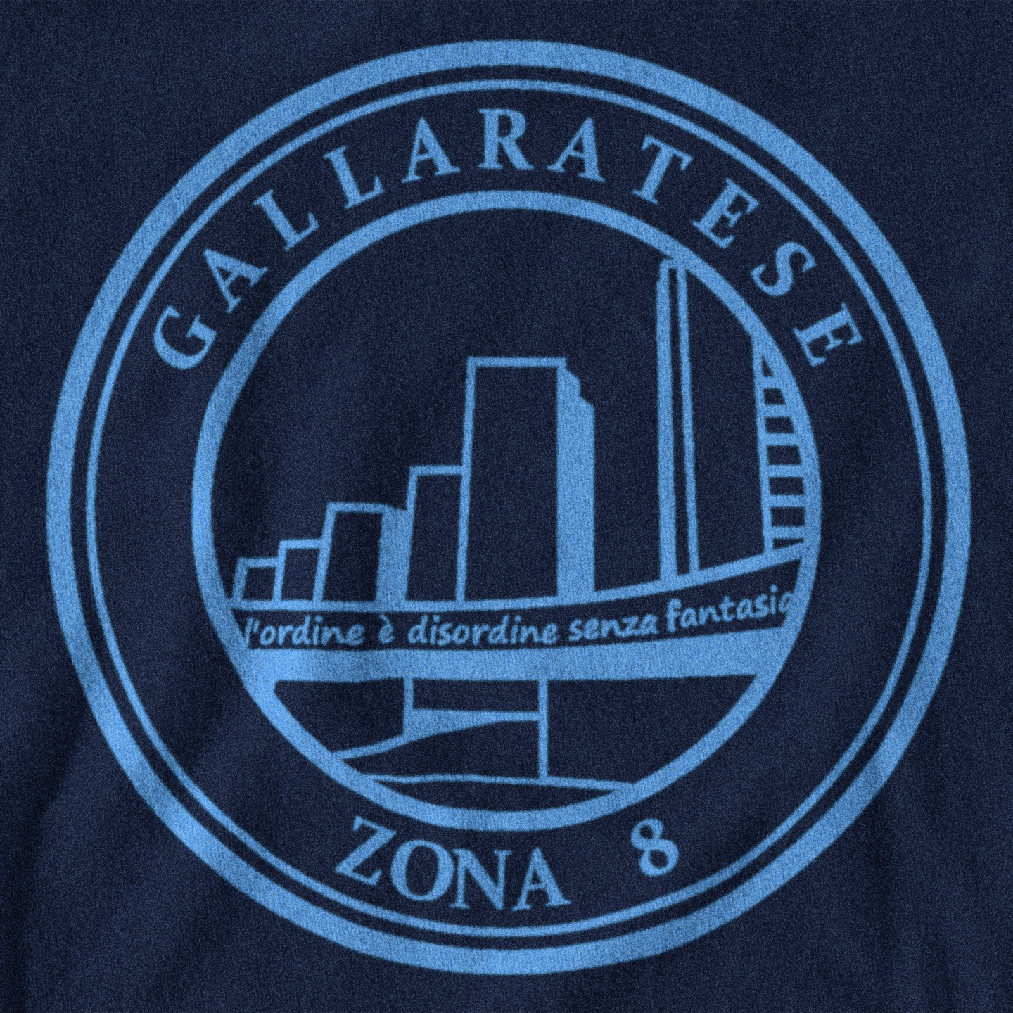 MAGLIETTA GALLARATESE (ZONA 8) NERAZZURRA